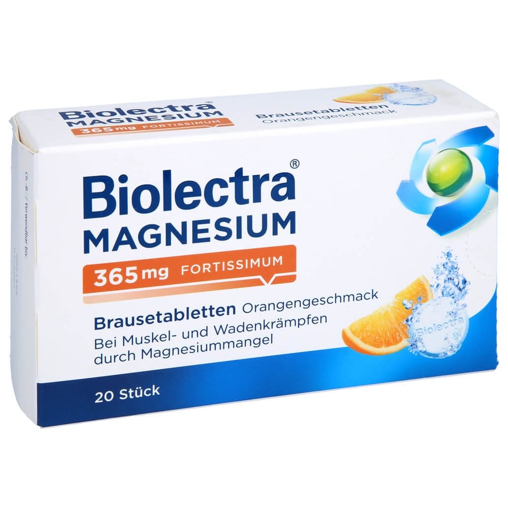 Biolectra Magnesium 365 mg fortissimum Orangengeschmack