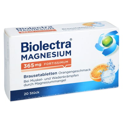 Biolectra Magnesium 365 mg fortissimum Orangengeschmack Produktbild 1