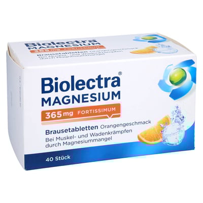 Biolectra Magnesium 365 mg fortissimum Orangengeschmack