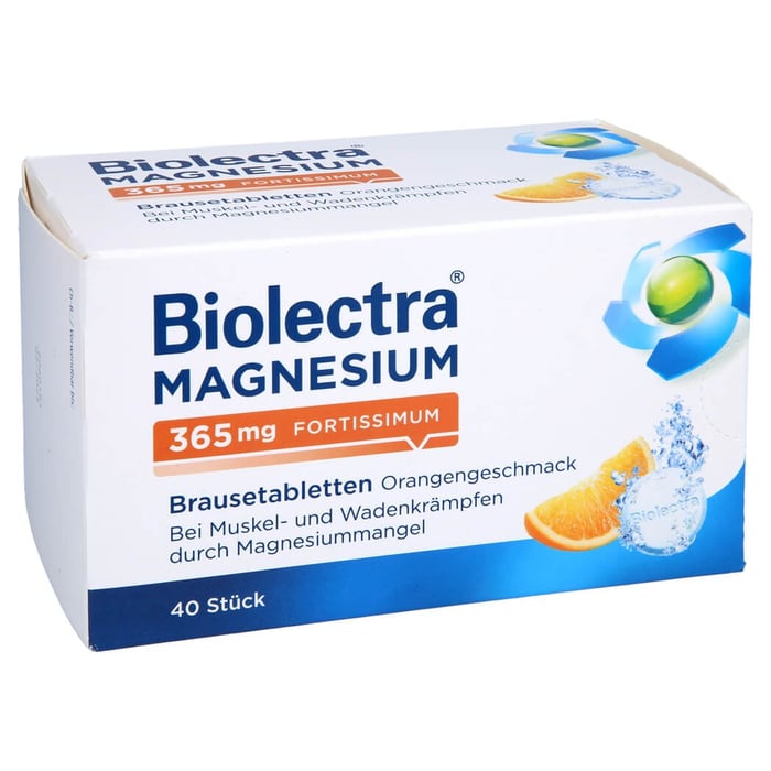Biolectra Magnesium 365mg fortissimum Orangengeschmack