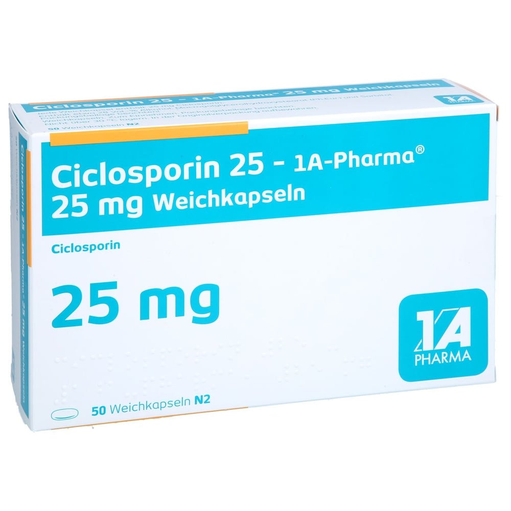Ciclosporin 25-1A Pharma