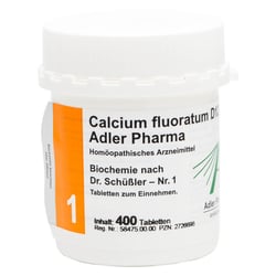 Biochemie Adler 1 Calcium fluoratum D12 Adler Phar