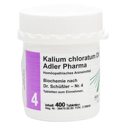 Biochemie Adler 4 Kalium Chloratum D 6 Adler Pharm