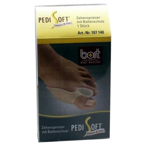 Bort PediSoft Zehenspreizer mit Ballenschutz tran.