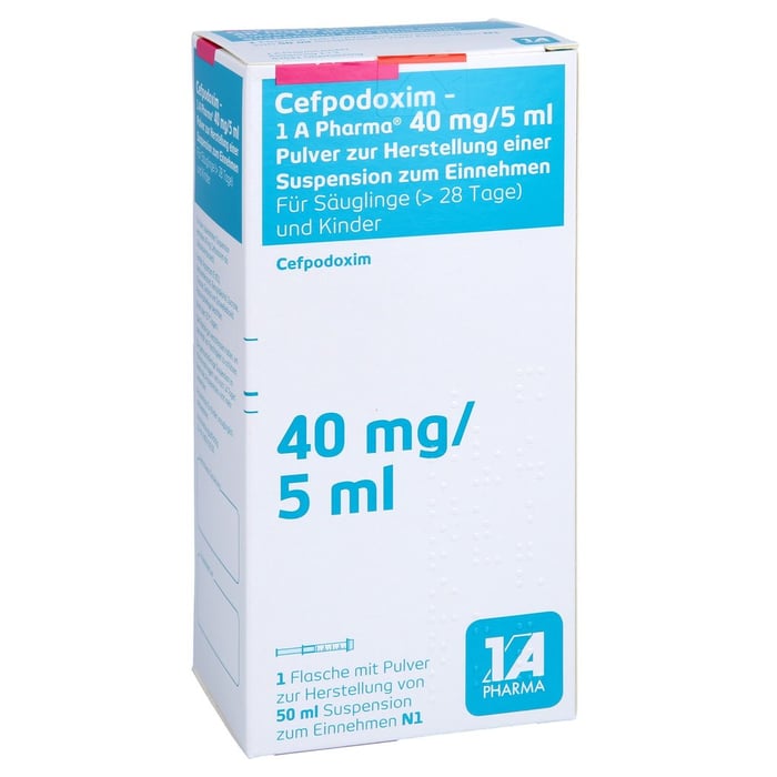 Cefpodoxim-1A Pharma 40mg/5ml