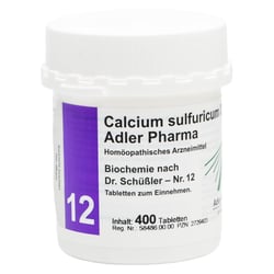 Biochemie Adler 12 Calcium Sulfuricum D 6 Adler Ph