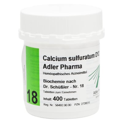 Biochemie Adler 18 Calcium Sulfuratum D12 Adler Ph