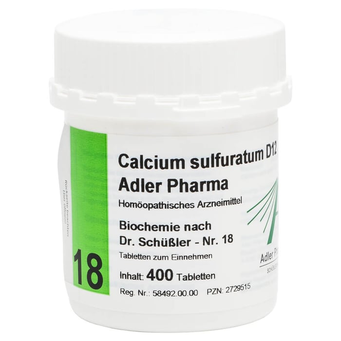Biochemie Adler 18 Calcium Sulfuratum D12 Adler Ph
