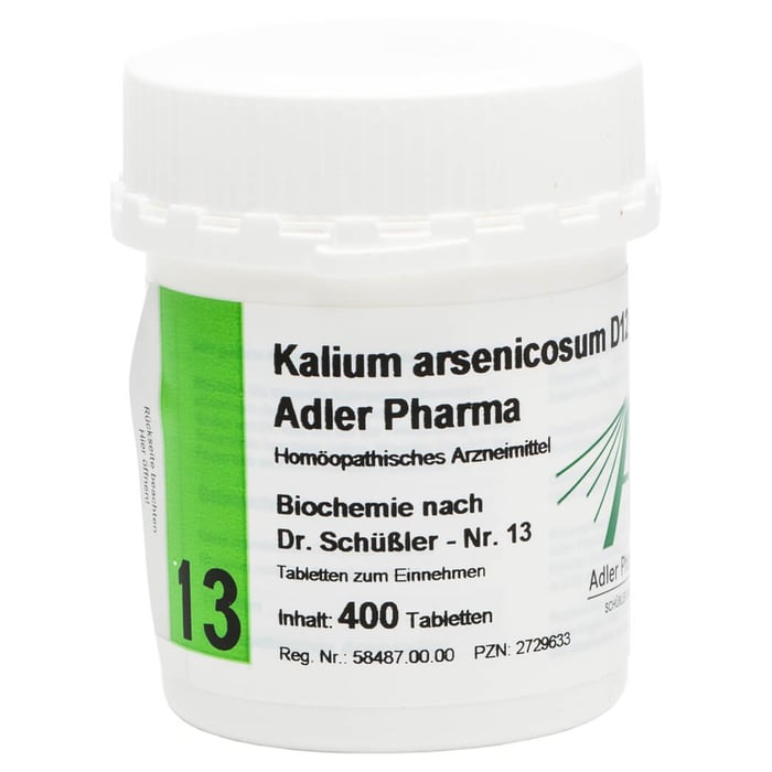 Biochemie Adler 13 Kalium Arsenicosum D12 Adler Ph