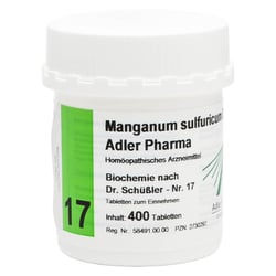 Biochemie Adler 17 Manganum Sulfuricum D12 Adler P