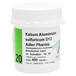 Biochemie Adler 20 Kalium-Aluminium Sulf.D12 Adler