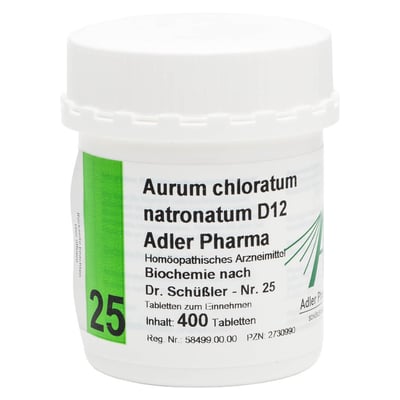 Biochemie Adler 25 Aurum Chlor.Natronat.D12 Adler