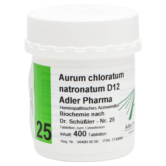 Biochemie Adler 25 Aurum Chlor.Natronat.D12 Adler