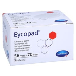 Eycopad Augenkompressen 56x70 mm unsteril