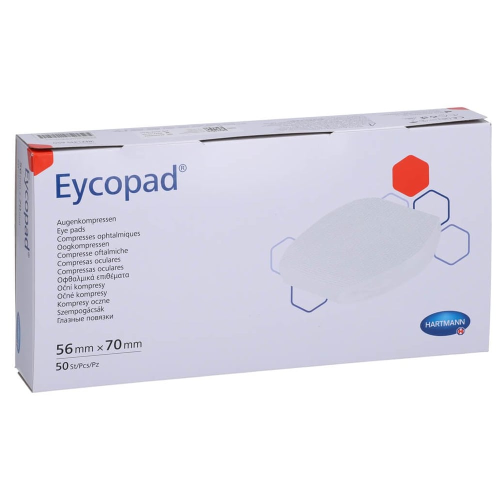Eycopad Augenkompressen 56x70 mm unsteril