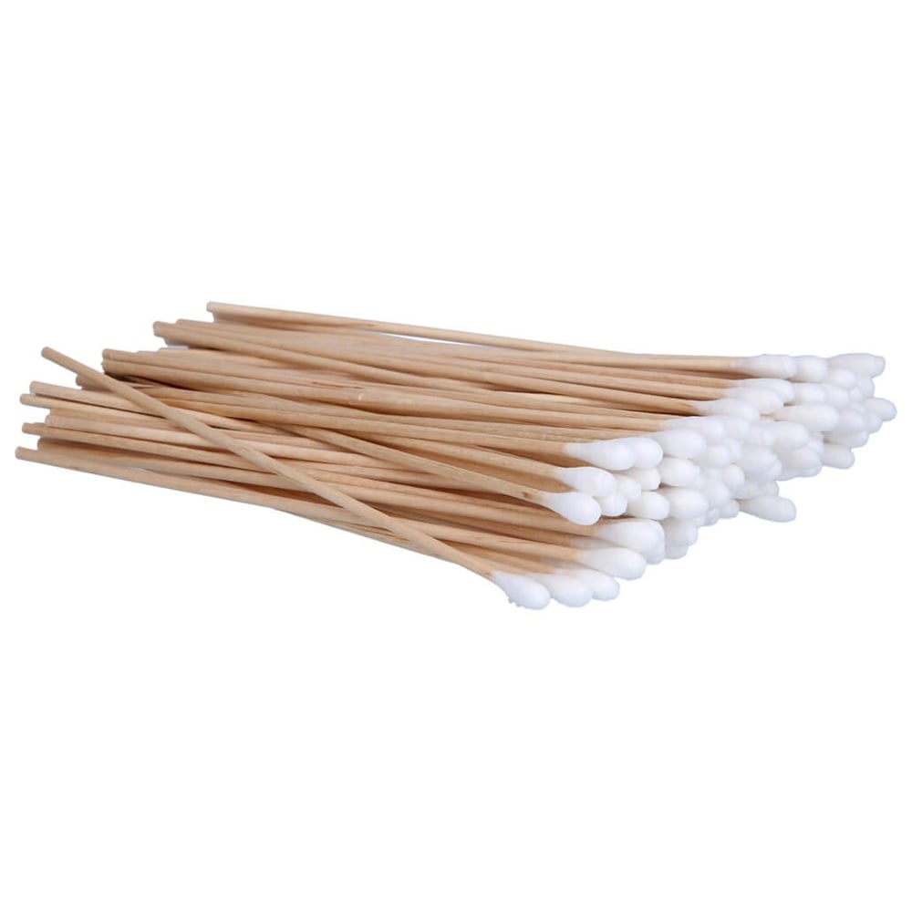 Wattestäbchen m. Wattekopf 15cm klein