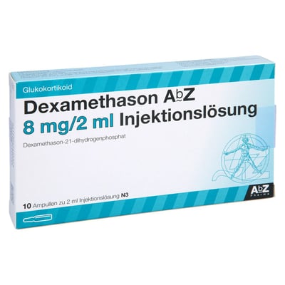 Dexamethason AbZ 8 mg/2 ml Injektionslösung Produktbild 1