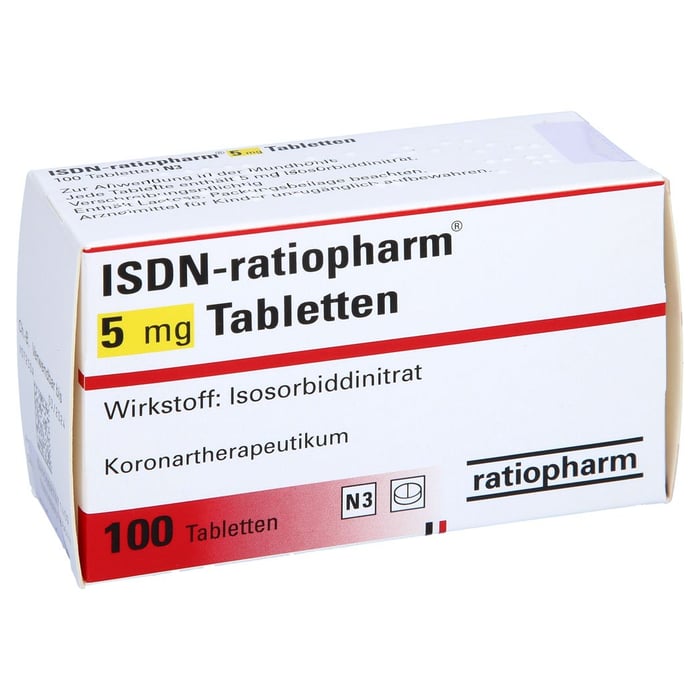 Isdn Ratiopharm 5mg Tabl