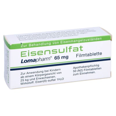 Eisensulfat Lomapharm 65 mg