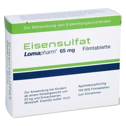 Eisensulfat Lomapharm 65 mg