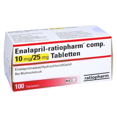 Enalapril-ratiopharm comp. 10 mg/25 mg