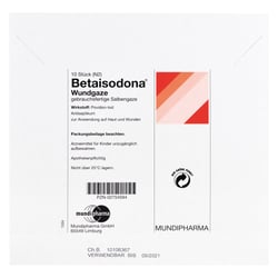 Betaisodona Wundgaze 10x10 cm