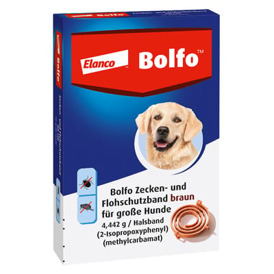 Bolfo Flohschutzband braun f.große Hunde Produktbild 1