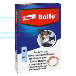 Bolfo Flohschutzband braun f.kleine Hunde/Katzen