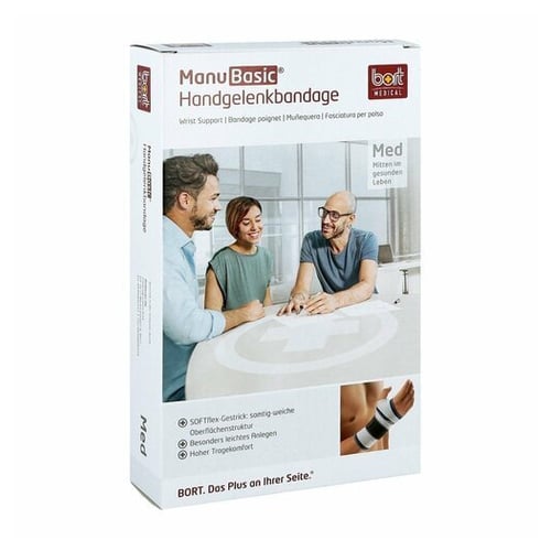 Bort ManuBasic Bandage rechts M schwarz