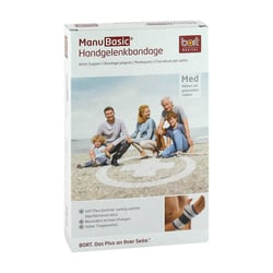 Bort ManuBasic Bandage links L schwarz