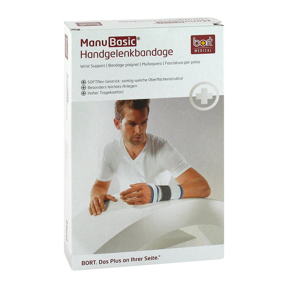Bort ManuBasic Bandage links Xl schwarz