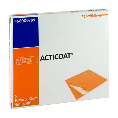 Acticoat Antimikrobieller Verband 10x10cm