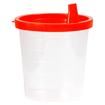 Urinbecher mit Schnappdeckel Careliv