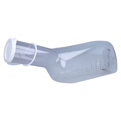 Urinflasche Kunststoff Männer glasklar 1000ml
