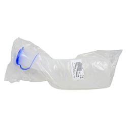 Urinflasche Kst. Männer m. Verschluß 1000 ml milchig
