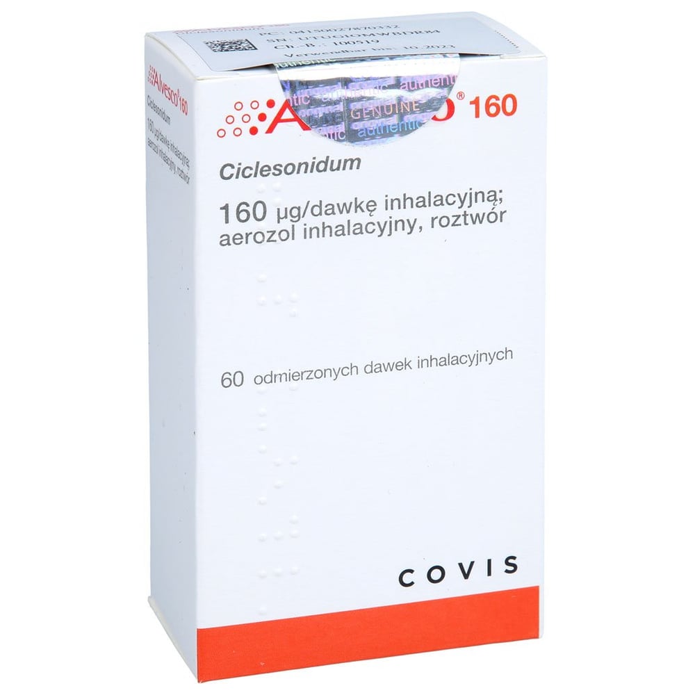 Alvesco 160 Mikrogramm Druckgasinhalation