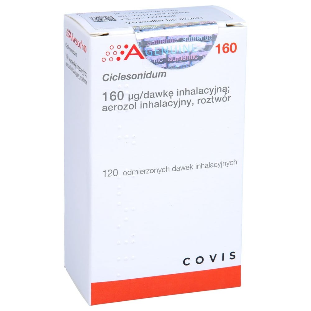 Alvesco 160 Mikrogramm Druckgasinhalation