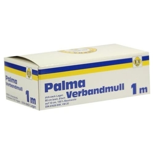 Palma Verbandmull 80 cm 1 m zickzack Lagen