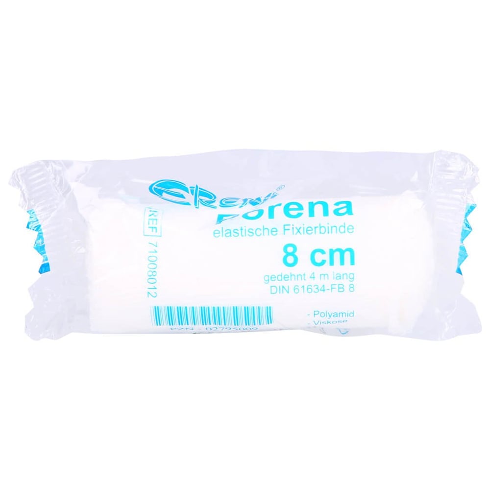 Porena elast.Mullbinde 8 cm weiß m.Cello