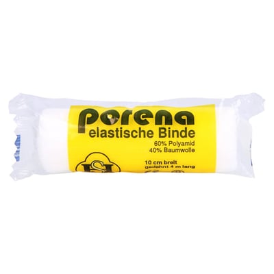Porena elastisch Mullbinde 10 cm weiß m. Cello