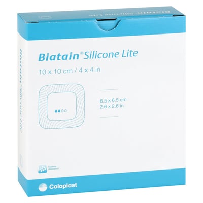 Biatain Silicone Lite Schaumverband 10x10 cm Eurimpharm Produktbild 1
