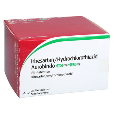 Irbesartan/Hydrochlorothiazid Aurobindo 300 mg/12,5 mg Produktbild 1
