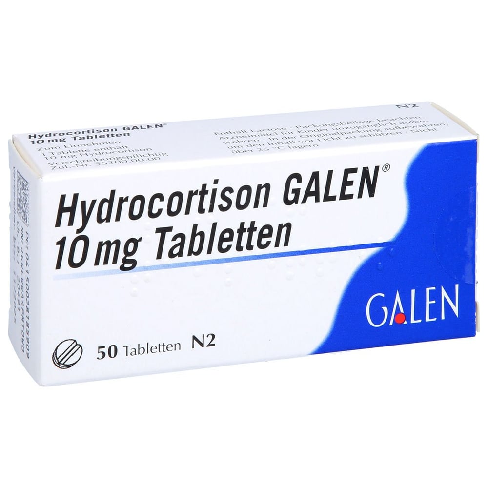 Hydrocortison GALEN 10mg Tabletten