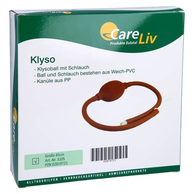 Klyso Komplett 85 cm Schlauch und Kanüle