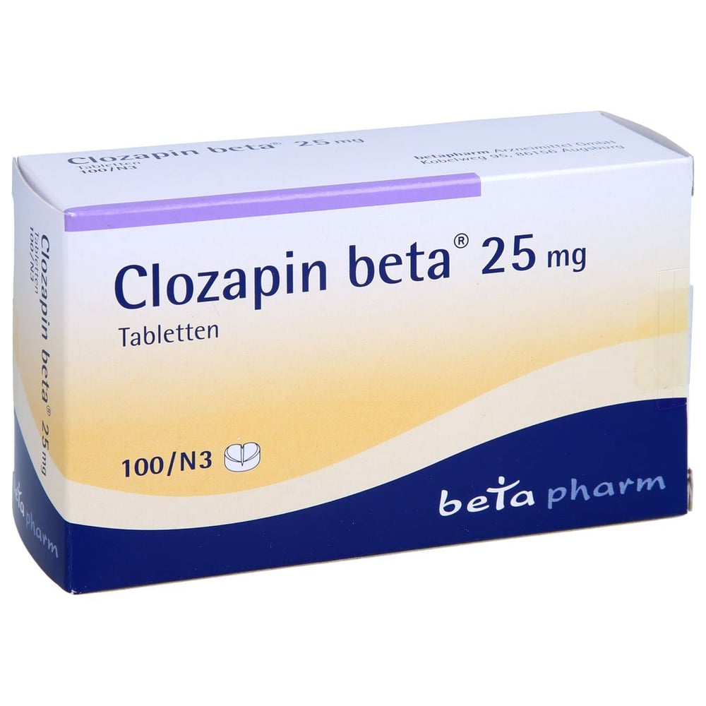 Clozapin beta 25 mg