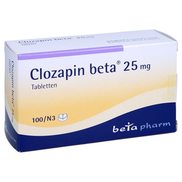 Clozapin beta 25mg