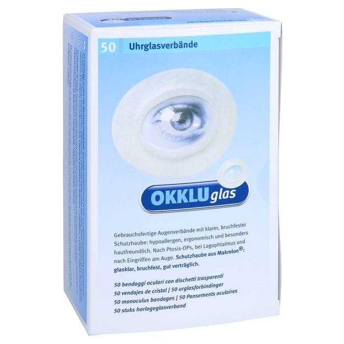 Okkluglas Uhrglasverband