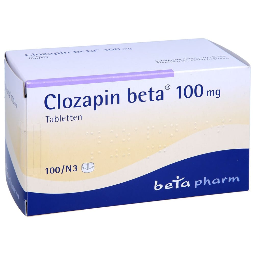 Clozapin beta 100 mg
