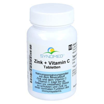 ZINK+VITAMIN C Tabletten Synomed