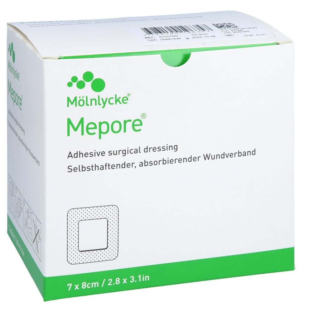 Mepore Wundverband steril 7x8cm